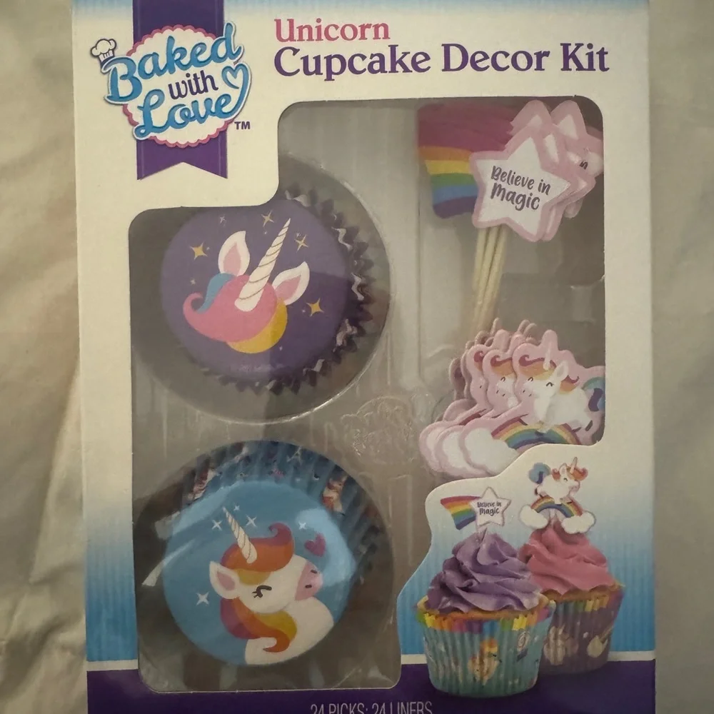 Unicorn Cupcake Decorating Kit - 58 Piece Set